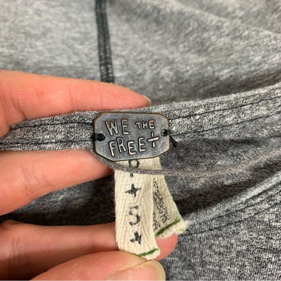 Free People We the Free Grey Cloud Nine Tee - Picture 3 of 6